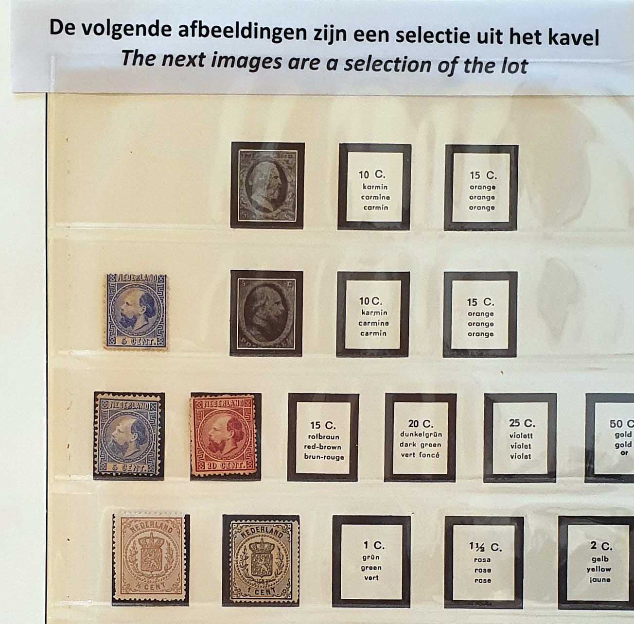 Lot 3 - europe Netherlands -  Corinphila Veilingen Auction 254 - Day 1 NEDERLAND EN O.R. IN ALBUMS EN INSTEEKBOEKEN