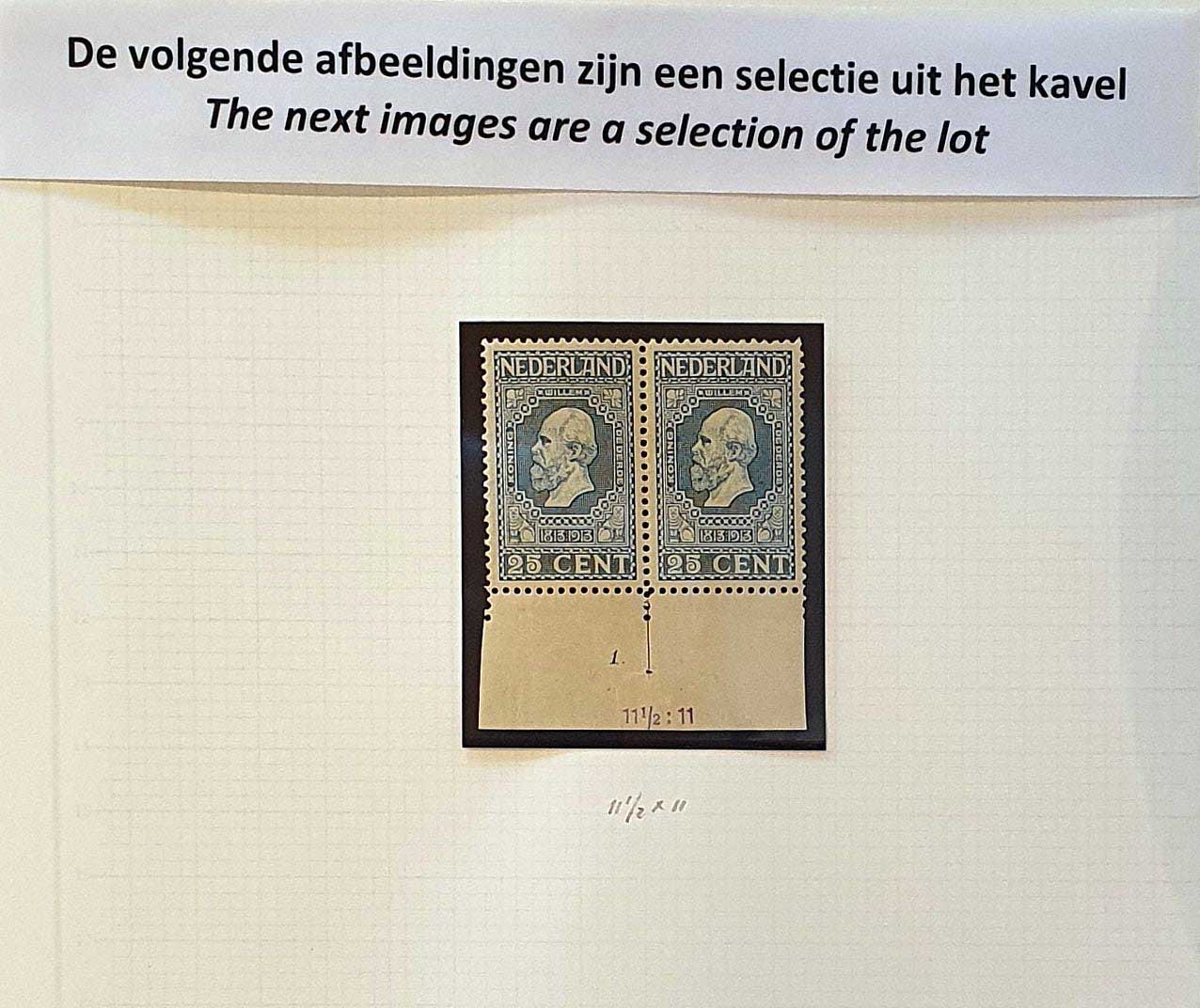 Lot 64 - europe Netherlands - Corinphila Veilingen Auction 254 - Day 1 NEDERLAND EN O.R. IN ALBUMS EN INSTEEKBOEKEN Lot 64 - europe Netherlands - Corinphila Veilingen Auction 254 - Day 1 NEDERLAND EN O.R. IN ALBUMS EN INSTEEKBOEKEN