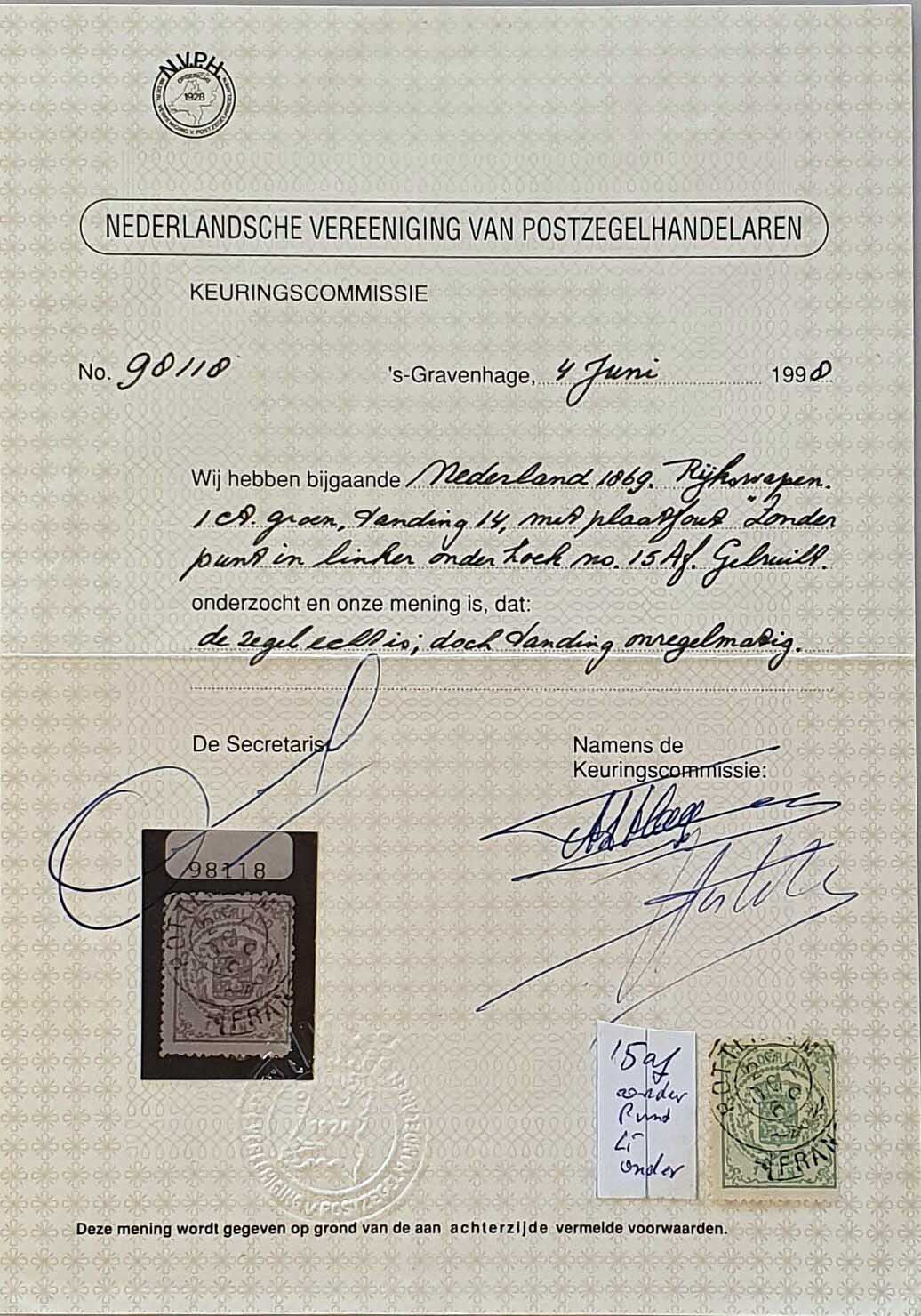 Lot 9 - europe Netherlands -  Corinphila Veilingen Auction 254 - Day 1 NEDERLAND EN O.R. IN ALBUMS EN INSTEEKBOEKEN
