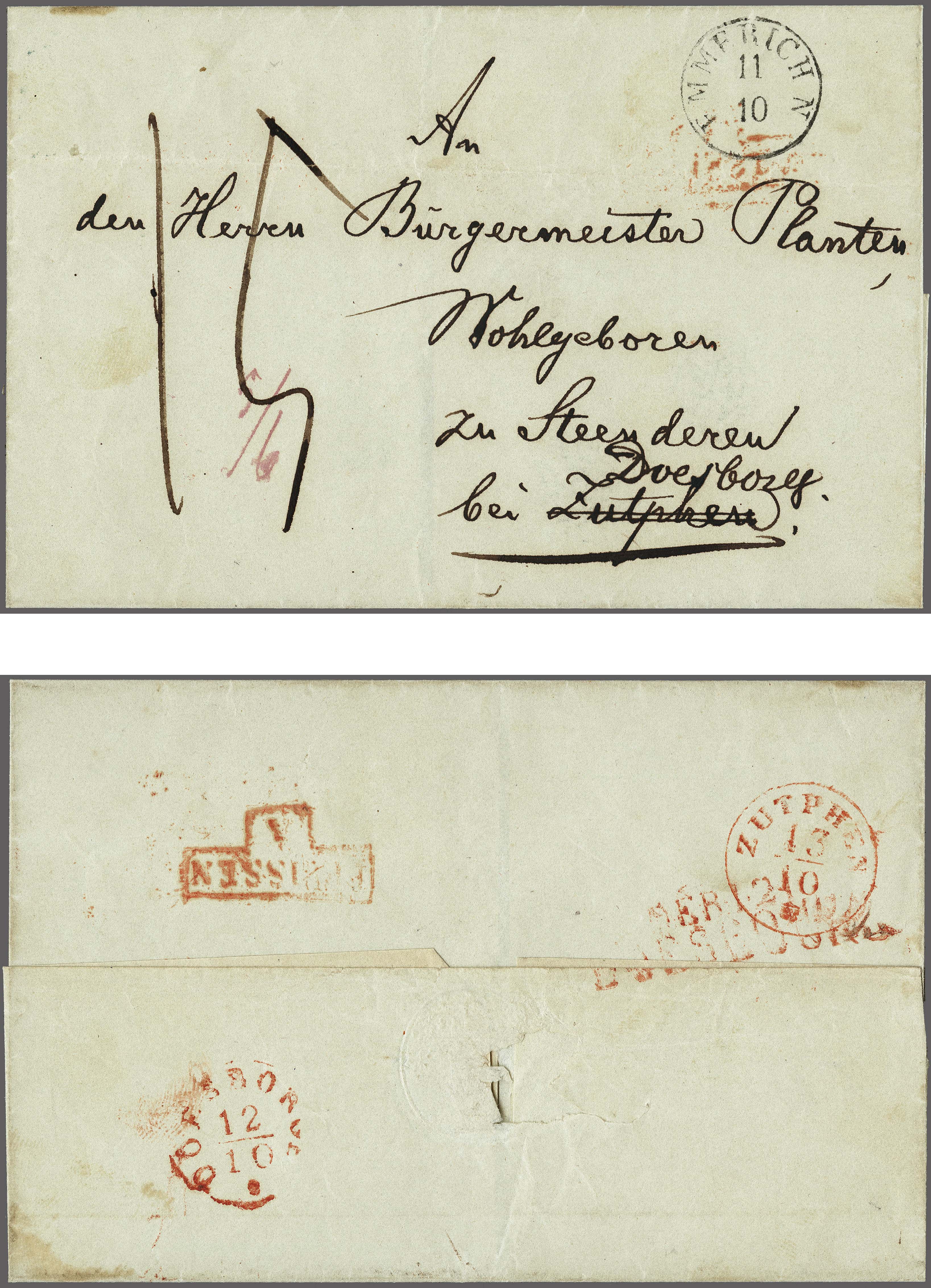 Lot 2112 - Netherlands pre-philately -  Corinphila Veilingen Auction 254 - Day 3 Nederland