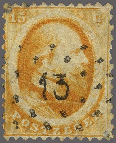 Lot 2250 - cancellations Numeral Cancel - Corinphila Veilingen Auction 254 - Day 3 Nederland Lot 2250 - cancellations Numeral Cancel - Corinphila Veilingen Auction 254 - Day 3 Nederland