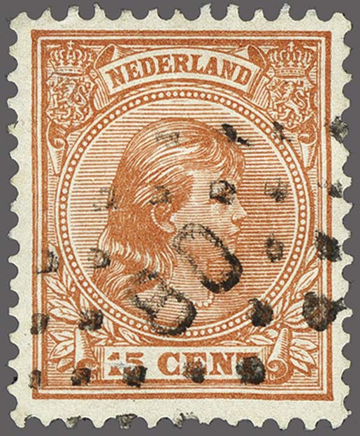 Lot 2264 - cancellations Numeral Cancel - Corinphila Veilingen Auction 254 - Day 3 Nederland Lot 2264 - cancellations Numeral Cancel - Corinphila Veilingen Auction 254 - Day 3 Nederland
