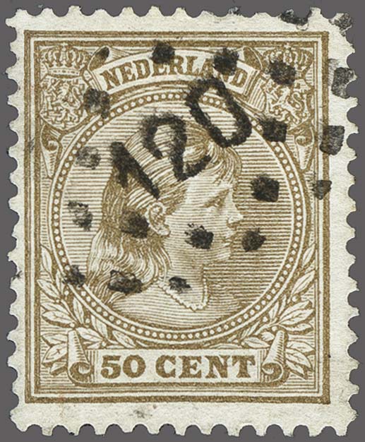 Lot 2274 - cancellations Numeral Cancel - Corinphila Veilingen Auction 254 - Day 3 Nederland Lot 2274 - cancellations Numeral Cancel - Corinphila Veilingen Auction 254 - Day 3 Nederland