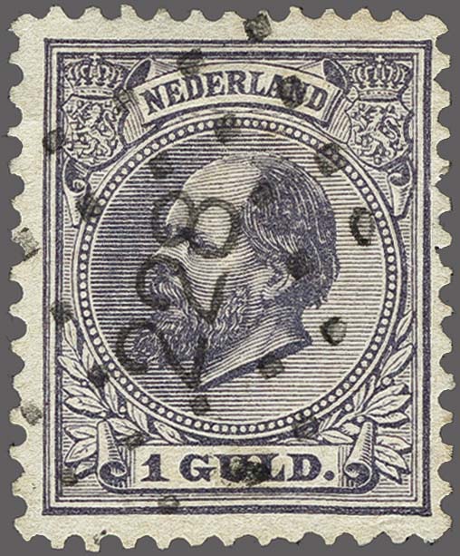 Lot 2300 - cancellations Numeral Cancel - Corinphila Veilingen Auction 254 - Day 3 Nederland Lot 2300 - cancellations Numeral Cancel - Corinphila Veilingen Auction 254 - Day 3 Nederland