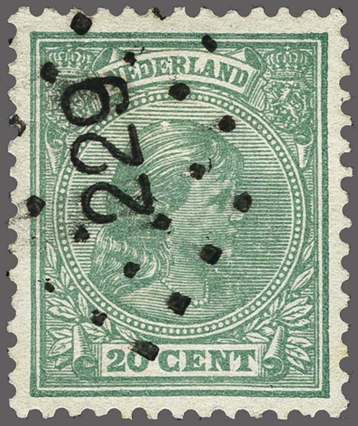 Lot 2301 - cancellations Numeral Cancel - Corinphila Veilingen Auction 254 - Day 3 Nederland Lot 2301 - cancellations Numeral Cancel - Corinphila Veilingen Auction 254 - Day 3 Nederland