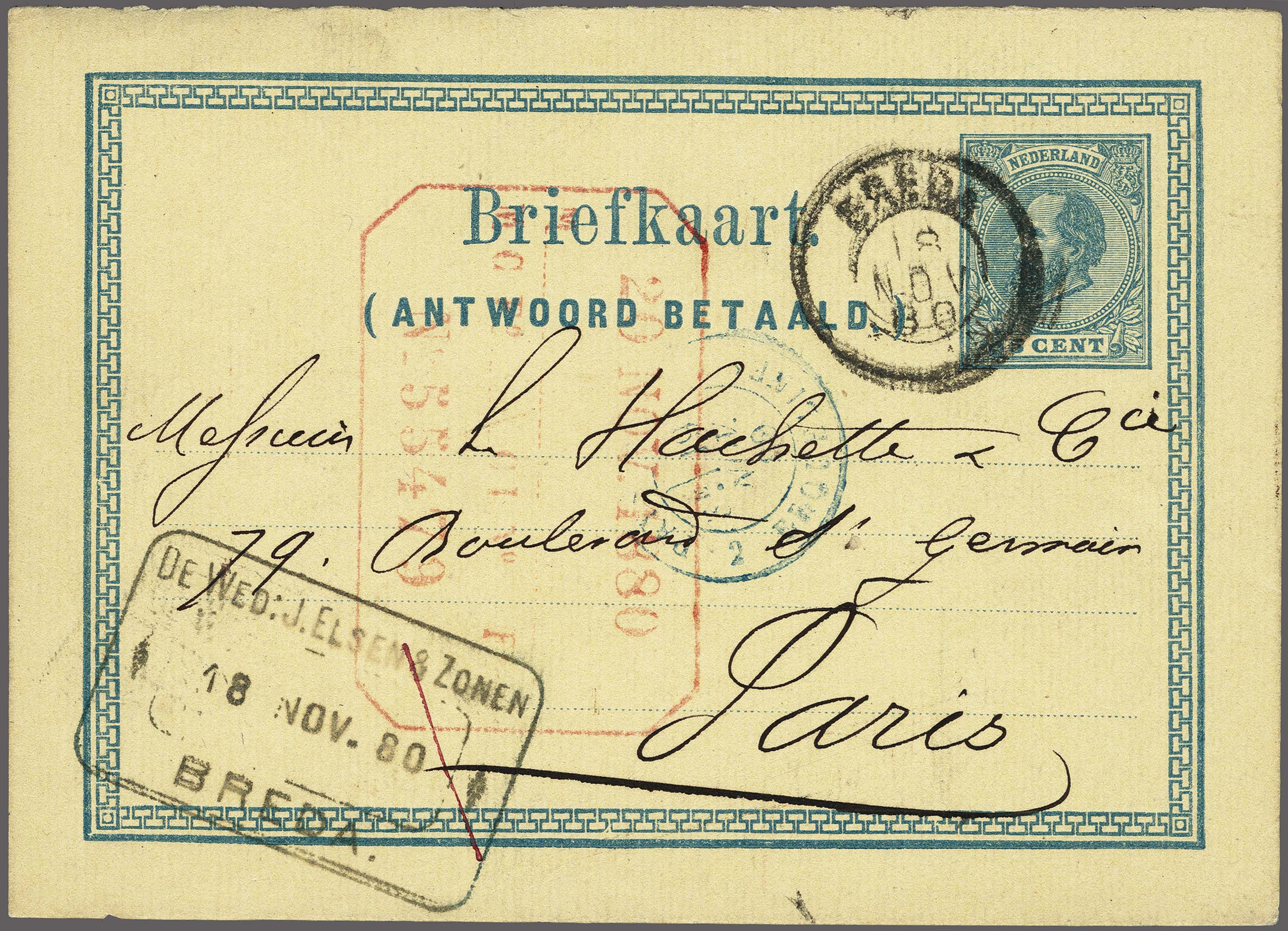Lot 2322 - Netherlands Postal stationery - Corinphila Veilingen Auction 254 - Day 3 Nederland Lot 2322 - Netherlands Postal stationery - Corinphila Veilingen Auction 254 - Day 3 Nederland